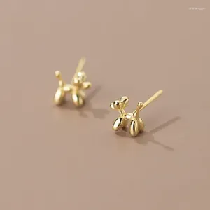 Stud -oorbellen Yizizai Mini Dier voor vrouwen creatieve schattige cartoon honden oorlingen goud zilveren kleur oor noppen anillo cadeau sieraden