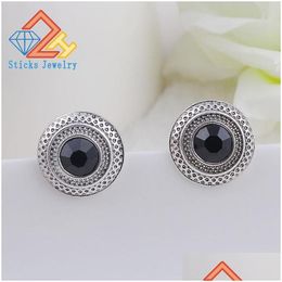 Stud mode boho grote oorbellen voor vrouwen sieraden brinco gesneden vintage Tibetaanse sier Boemian Long Drop levering Dhtlc