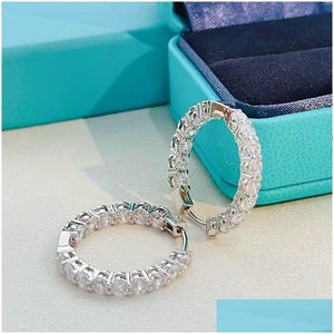 Stud mode -ontwerper diamant hoogwaardige dames oorbellen meisje valentijnsdag mammy cadeau fabriek 2024 drop levering sieraden ottld