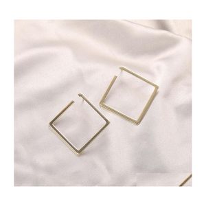 Stud Fashion Jewelry S925 Sliver Post oorbellen Geometrische rhombus Drop Delivery Dhgjw