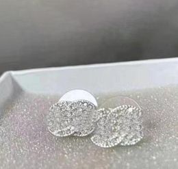 Stud Fashion Stud Pendientes Mujer Diseñador de lujo Pendiente Múltiples estilos Carta Jwelry Mujeres 18k Diamante Regalos de boda 10A