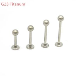 Stud G23 Lip Stud Labrets Ringen Oorstekers Tragus Body Piercing Sieraden Monroe Helix Oorbellen groothandel 16G 231020