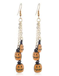 Girafe Halloween Boucles d'oreilles de citrouille Givet Oreille Boucle oreille pour femmes Jewlery9483967