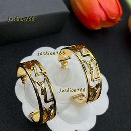 Stud Gold Designer pour femmes hommes boucle d'oreille lettre Eardrop Designers charme oreille anneau goujons 2024 boucles d'oreilles bijoux Brincos
