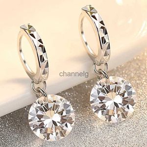 Stud Alta calidad Pure 925 Plata 2/8 mm Total 4ct Certificado Moissanite Pendientes Mujeres Boda Joyería de moda Proveedores Dropship YQ240110