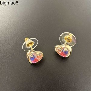 Stud kendrascotts Designer Kendras Scotts Bijoux Boucles d'oreilles Géométrique En Forme De Coeur Verre Coloré Boucle D'oreille Colorée Boucle D'oreille Populaire Accessoire