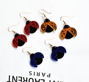 Goujon coccinelle insectes forme boucles d'oreilles poste avec boucle cintre Cz Micro pavé pour bricolage femmes bijoux boucle d'oreille résultats