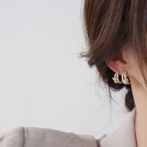 Stud Lexie Diary Fashion Luxury 14K Real Gold Compated Earring Lucky Wheel For Women Accessoire Sieraden Bruiloftgeschenk