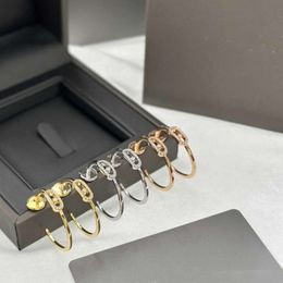 Boucles d'oreilles pendantes de luxe Move Designer S925 en argent sterling carré mobile creux charme boucles d'oreilles rondes pour femmes bijoux beau cadeau
