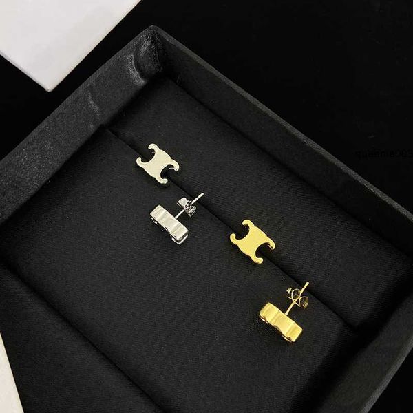 Pendientes de diseño de aretes de oro de lujo para mujeres y niñas Pendientes de joyería Pendiente de San Valentín Capsmens