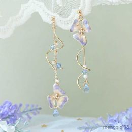 Stud New Flower Dangle Boucles d'oreilles pour femmes Long Gland Papillon Perle Chat Goutte Boucle D'oreille Bijoux De Fête