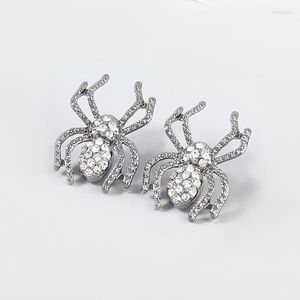 Stud Pauli Manfi Fashion Metal Rhinestone Spider Earrings Dames overdreven feest AccessorieStud ODET22 FARL22