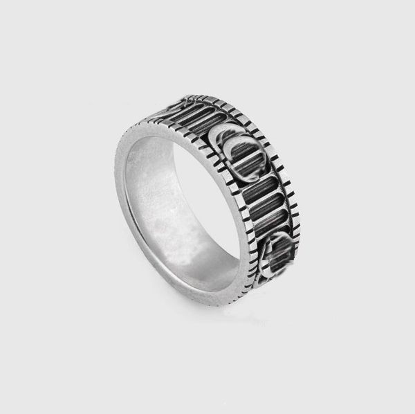 Bagues à tige pour hommes, bijoux de créateur, lien vers l'amour, bague de mariage de luxe, anneaux resplendissants pour femme, argent plaqué non terni, zh129 E4