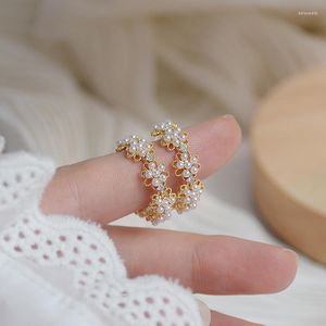 Stud Romantisch hoge kwaliteit Lace Pearl Women oorbellen Charm Bella Exquisite Earring Wedding Accessoires Hangerse sieraden Dale22