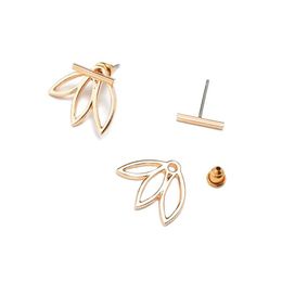 Stud Simple Earrings Brincos Pierced Lady Lotus Drop Delivery Sieraden Dhlnd