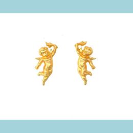 Stud Stud 3d Angel Earrings Cupid Barokke Rococo voor vrouw