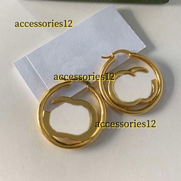 Stud Stud Womens Circle Simple Boucles d'oreilles Hoop Boucle d'oreille pour femmes Designers Boucles d'oreilles Marques Gold Ear Stud Luxurys Pearl Earings 2024 Boucles d'oreilles Bijoux Brincos Cadeau