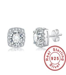 Stud à la mode 925 boucles d'oreilles en argent sterling pour femmes Mossanite diamant mode bijoux de mariage cadeauStud6041830