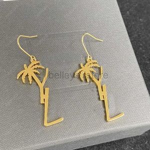 Stud Femmes Boucles d'oreilles Designer Bijoux Palm Tree Dangle Pendentif 925 Boucle d'oreille en argent Y Party Studs Gold Hoops Engagement pour la mariée BoxJ230523