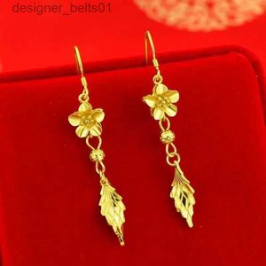 Boucles d'oreilles en or 14 carats pour femmes, bijoux avec souffle de bébé, 999, boucles d'oreilles élégantes pour femmes, 3-4 grammesC24319