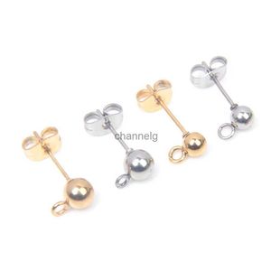 Stud XHN 20 stuks roestvrijstalen stud dia 4/5/6 mm met oorbellen achterplug oorpinnen balnaalden voor doe-het-zelf sieraden maken bevindingen YQ231125