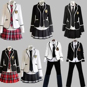 Étudiant à manches longues Chorus School Uniforme Junior High School Garçons et étudiants Japon et Corée du Sud JK Uniform Set 240513