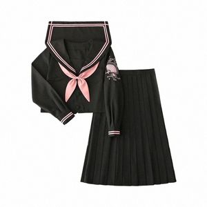 Student Roze Sets Matrozenpakje JK Uniformen Japans Schooluniform Cosplaykostuums Anime Pak Plooirok Meisje Vrouwelijke Sets XXL B4gc#