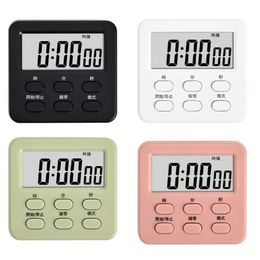 Student Plastic Mute LCD Digitale alarmen klokken 24 uur multifunctionele timer Student Time Manager Small Alarm Clock Timer