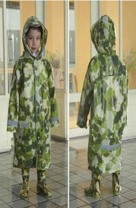 Étudiant imperméable pour enfants Camouflage enfants filles garçon imperméable manteau de pluie imperméable Poncho vêtements de pluie imperméable imperméable98916638108388