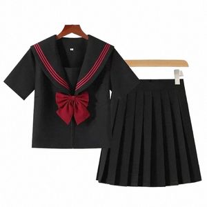 Student Rokken Meisje Orthodoxe Koreaanse Top ZWART Cosplay Japanse Klasse School Anime College Stijl Pak Uniform Sailor e2l7 #