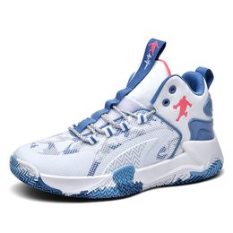 Baskets étudiantes hommes femmes nouvelles chaussures de basket-ball de combat pour jeunes réduction des chocs baskets de sport haut de gamme pour homme femme chaussure de sport bon prix en gros D008