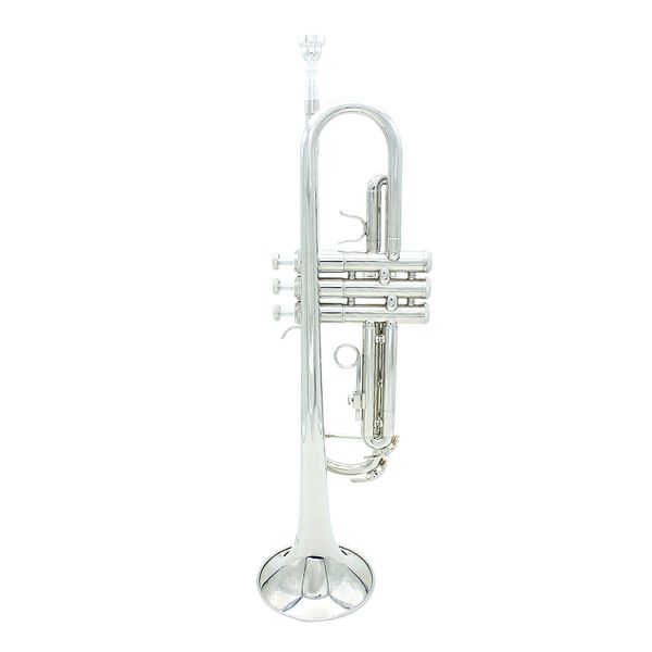 Étudiant Trompette Sib Si Plat En Laiton Argenté Exquis Embouchure Chiffon De Nettoyage Gants Sangle En Laiton Instruments