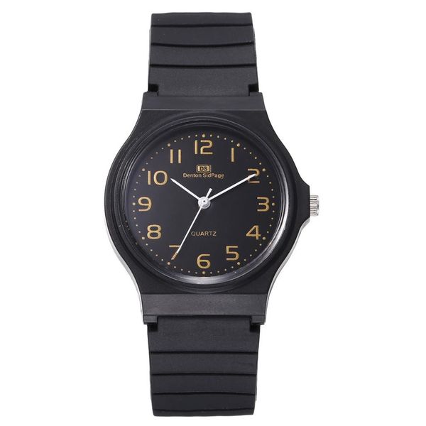 Montres d'étudiant Ultra-mince unisexe pour enfants, montre-bracelet de sport analogique en Silicone, à Quartz, cadeau pour enfants, couleur 7