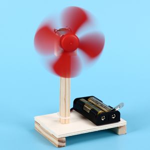 Jouets expérimentaux scientifiques pour étudiants, petite production de technologie, petit ventilateur électrique simple, ensemble de matériel d'assemblage physique à monter soi-même