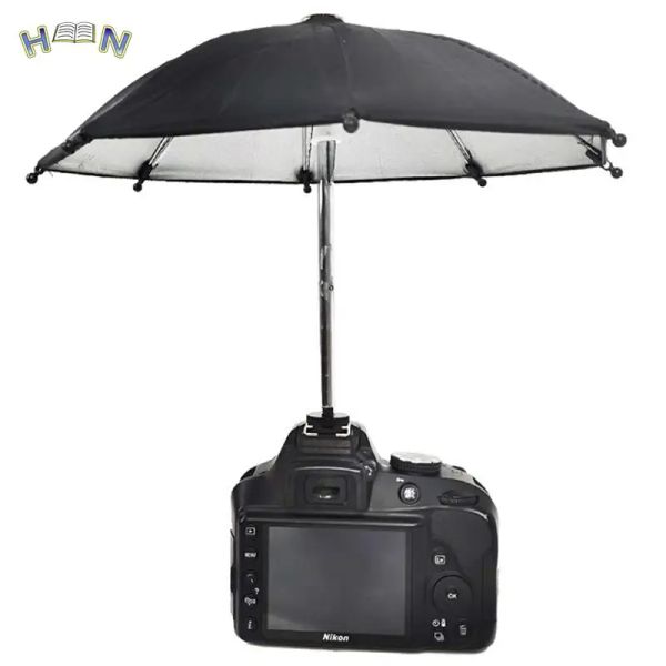 Studio Hot Sale PC Black DSLR Camera Umbrella Sunshade Rainy Holder for General Camera Photographic Camera Umbrella