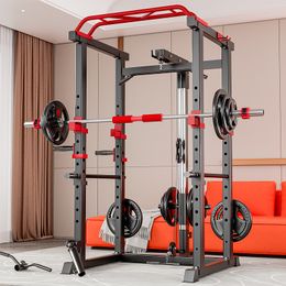 Studio multifonctionnel cadre Type portique Fitness haltère banc presse équipement d'entraînement complet maison Squat cadre