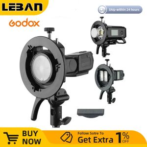 Studio Originele Godox S2 Bowens Mount Flash Stype -houder Bracket voor Godox V1 V860II AD200 AD400Pro Speedlite Flash Snoot Softbox