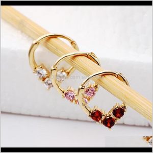 Studs Drop Delivery 2021 Gold Sier Hoop Rings Clip On Nose Ring Body Piercing falso Joyería para mujeres Bijoux Xejwi