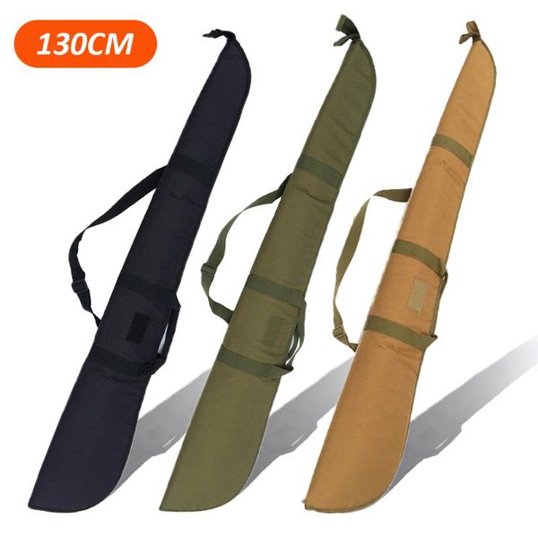 Stuff Sacks 130 cm Bolsa de pistola táctica Rifle Estuche de transporte Militar al aire libre Caza Tiro Mochila con correa para el hombro