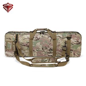 Stuff Sacks 85cm Double Gun Bag Tactical Military for M4 Rifle Case Rugzak Hunting Pistol Carry MAG Pouch