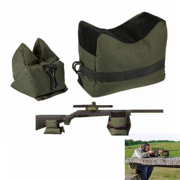 Sacs de rangement FS Sniper Sac de tir Pistolet Avant Arrière Reste Cible Support Support de fusil Banc de sac de sable non rempli Accessoires de chasse en plein air