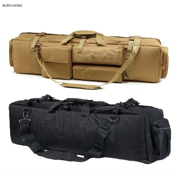 Sacs de rangement Sacs de chasse robustes M249 Sac à dos de fusil tactique Sac de sport de paintball en plein air 600D Oxford Gun Case271P