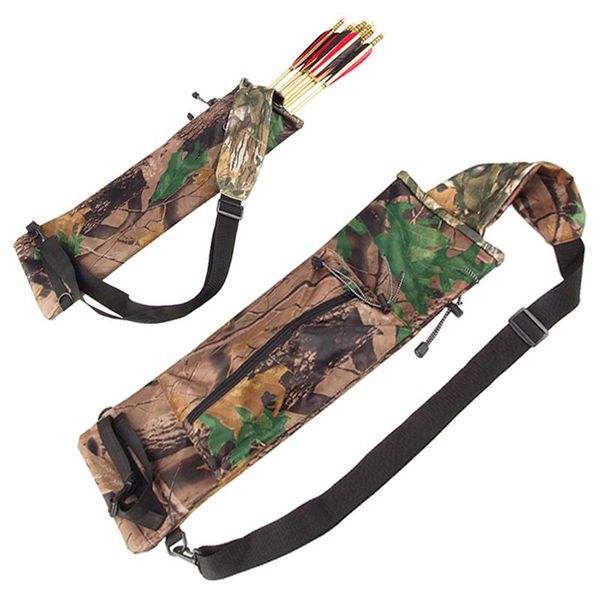 Sacs fourre-tout sacs de chasse carquois arbre feuilles Camouflage sac à bandoulière flèches arbalète arc pour tir accessoires de sport