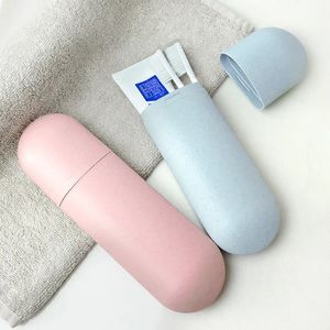 Stuff Sacks Large Toothbrush Tube Cover Case Cap Fashion Plastic Suitcase Holder Baggage Boarding Portable organizer Travel Accessories 231117