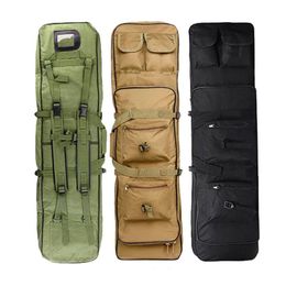 Sacs de trucs Hommes 1M 100cm Heavy Duty Nylon Rifle Gun Case Sac tactique Sniper Tir Carabine Air Holster épaule262H