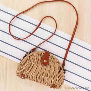 Spullen zakken mini rattan strandtas handtassen voor dames designer luxe strawtas kleine reizen geweven schouder crossbody tas
