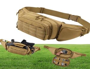 Des sacs de trucs tactical taille fan de sac de banque camouflage mini bupack poitrine de poitrine grimpe à pistolet de pistolet de chasse 17 19 G2c makarov5963498