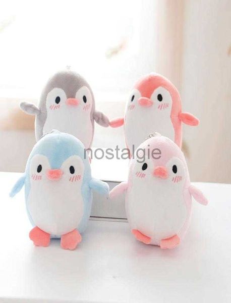 Peluche 12 cm mignon pingouin en peluche animaux poupée petite taille pendentif porte-clés anneau jouets enfants cadeau 4160408 240307