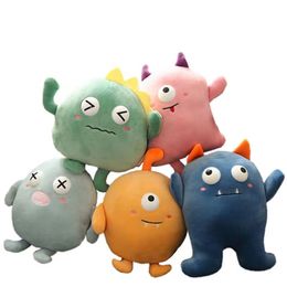 Gevulde dieren pluche pop Little Monster Pillow Cartoon Fun schattig speelgoed voor kinderen en meisjes geschenken 25 cm E32