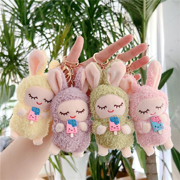 Animal de peluche Juguete de conejo para niños Niños encantadores Animales Muñeca Baby Juguesa Pandamento de bolso de peluche Costeo